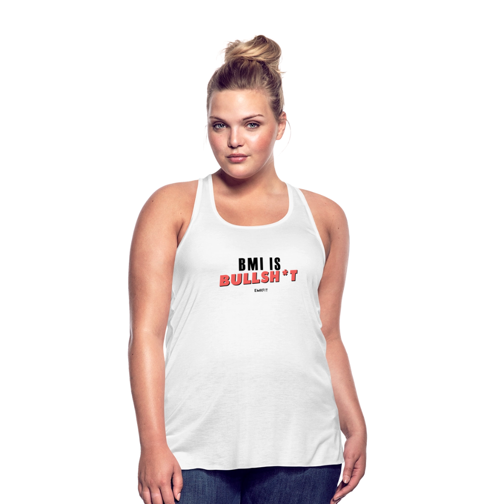 BMI IS BULLSH*T - FLOWY TANK - white