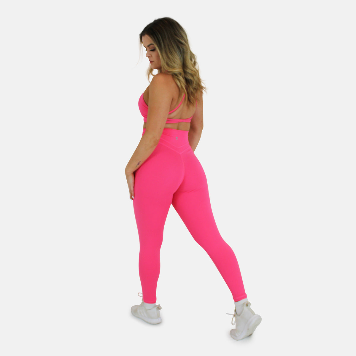 BLISS DOUBLE SEAM LEGGINGS  - DRAGONFRUIT