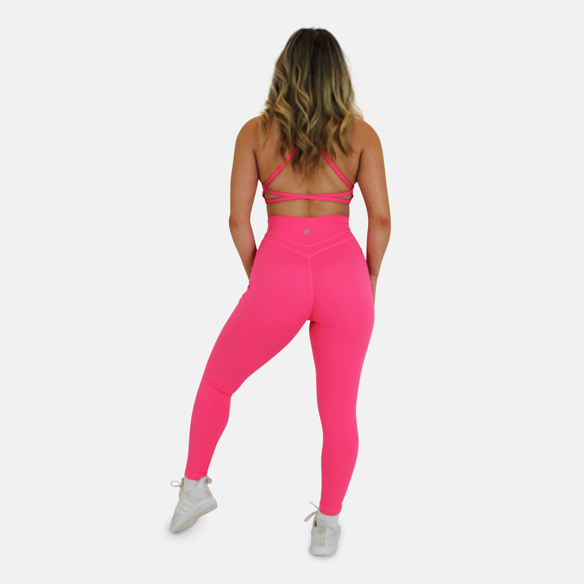 BLISS DOUBLE SEAM LEGGINGS  - DRAGONFRUIT