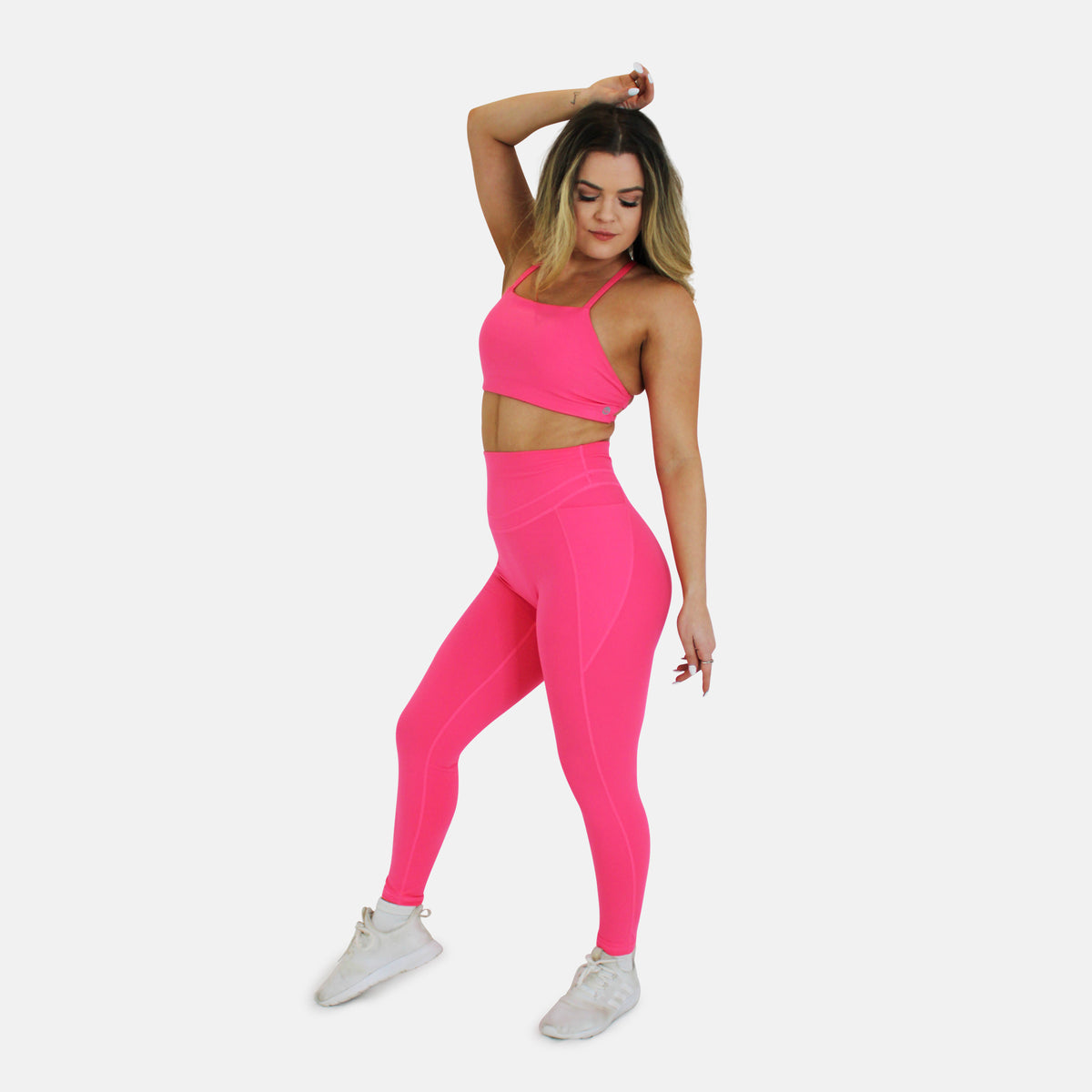 BLISS DOUBLE SEAM LEGGINGS  - DRAGONFRUIT