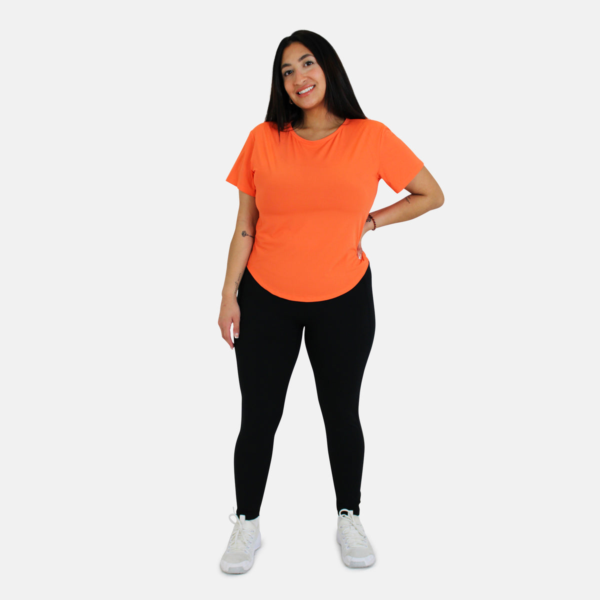 RACE READY TEE - TANGERINE