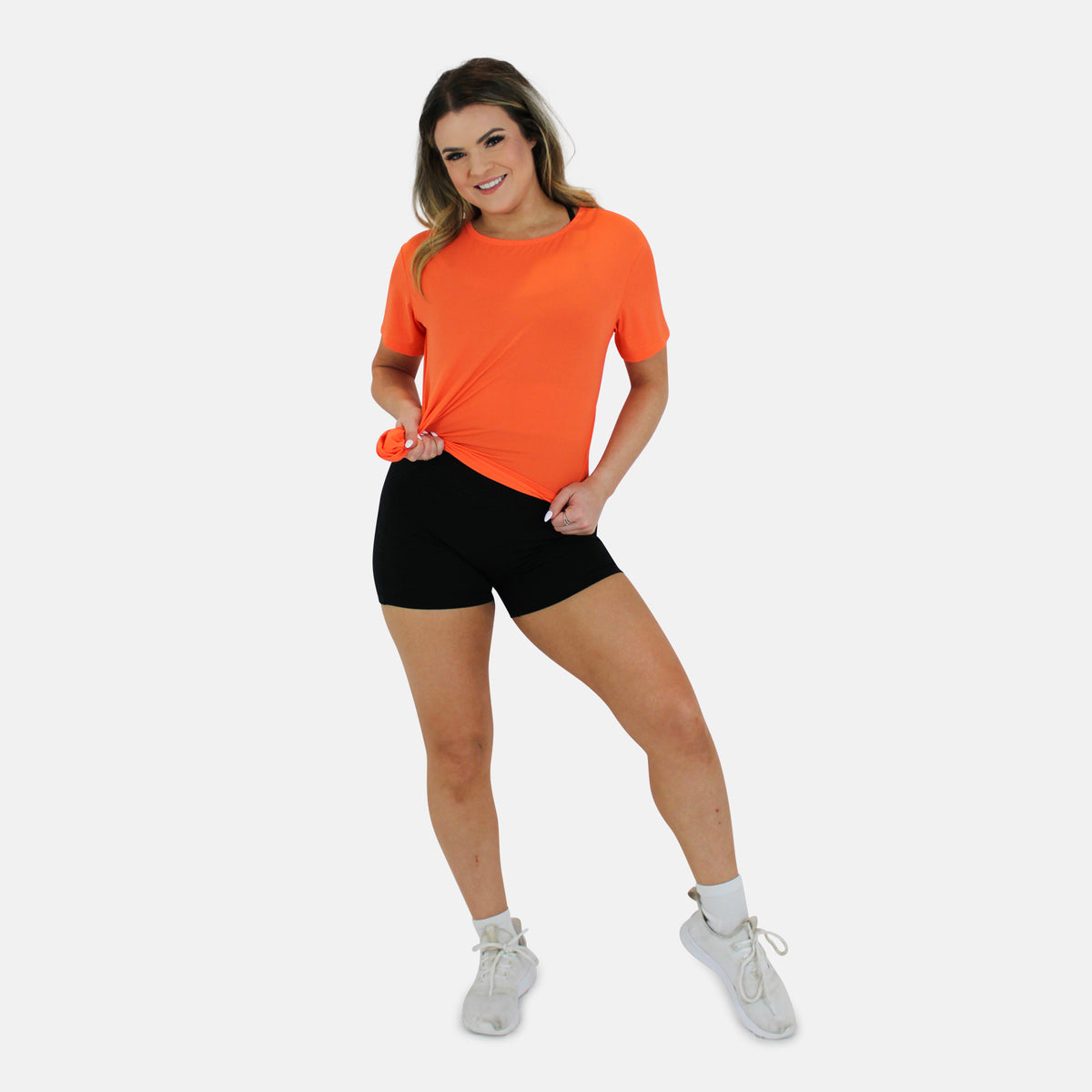 RACE READY TEE - TANGERINE