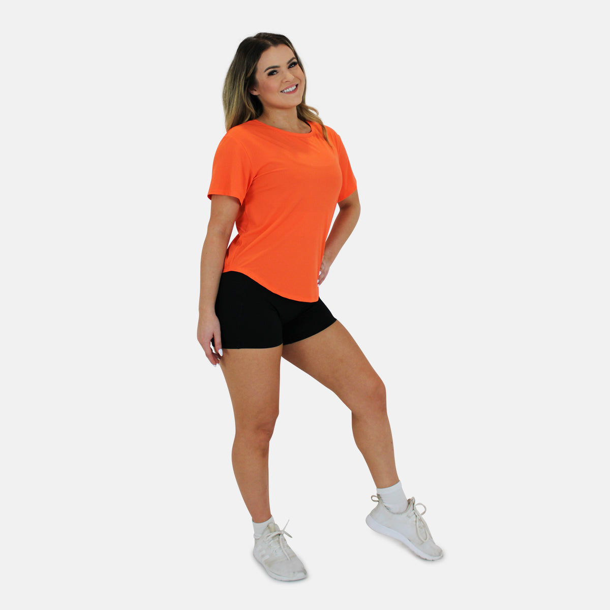 RACE READY TEE - TANGERINE