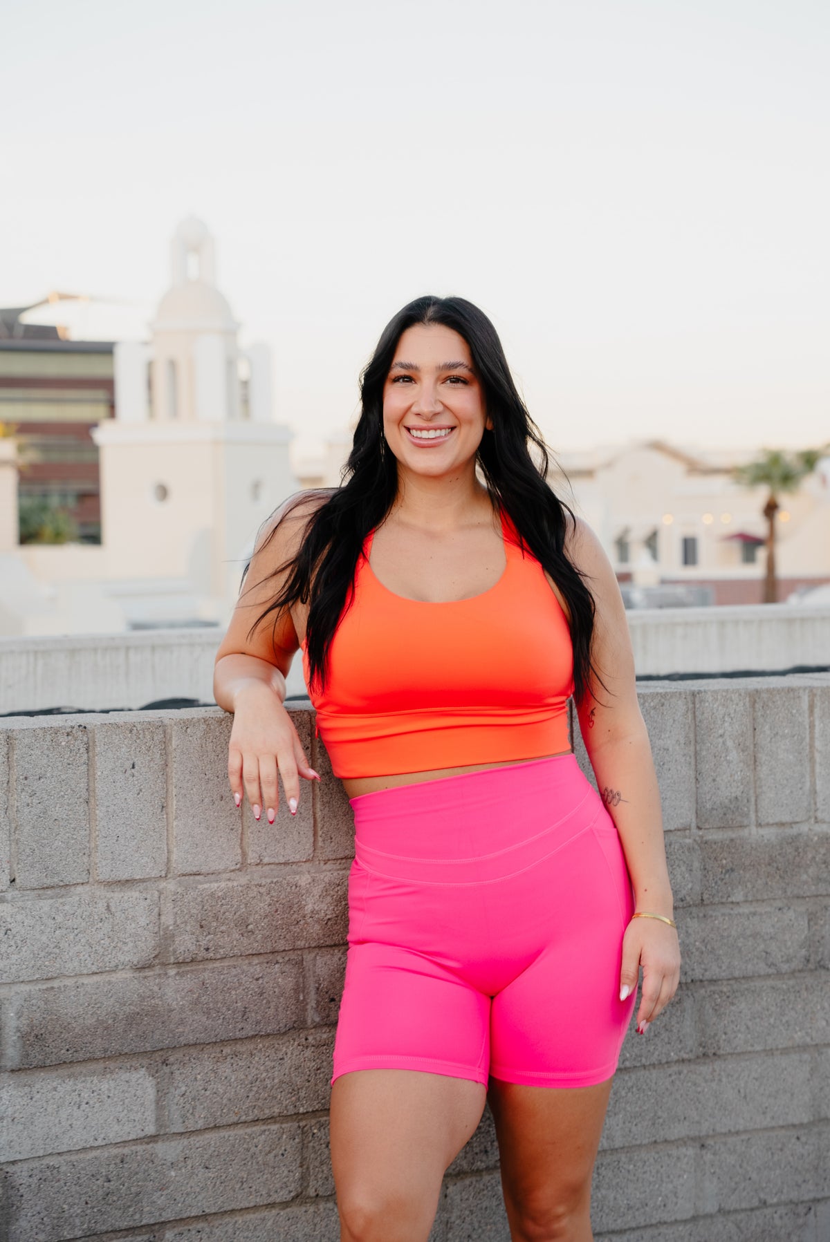 SIERRA SPORTS BRA - TANGERINE