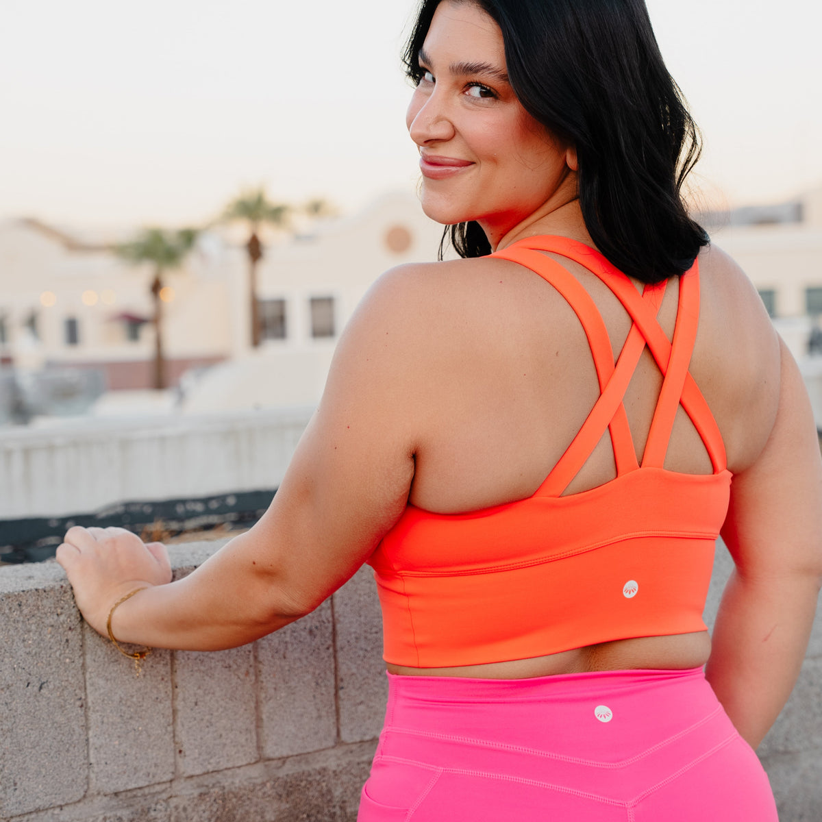 SIERRA SPORTS BRA - TANGERINE